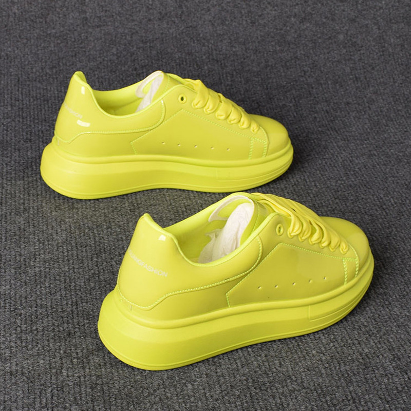Men'S Shoes Casual Sneakers - Scarpe Casual Bianche Laccate 2025 per