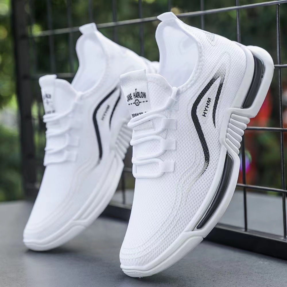 Men'S Shoes Green And White - Scarpe Casual Estive da Uomo, Sneakers
