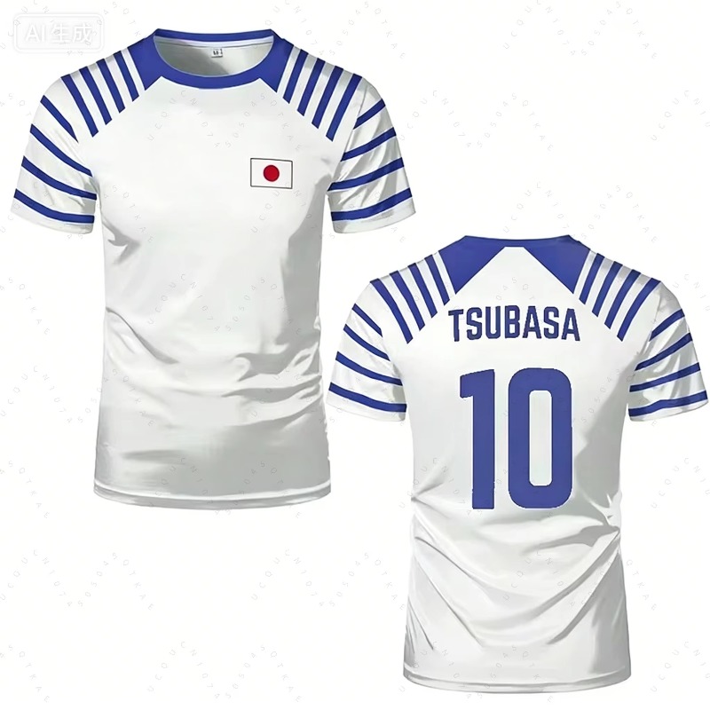 Men Shoes Japan - T-shirt Anime Captain Tsubasa 2026 Calda