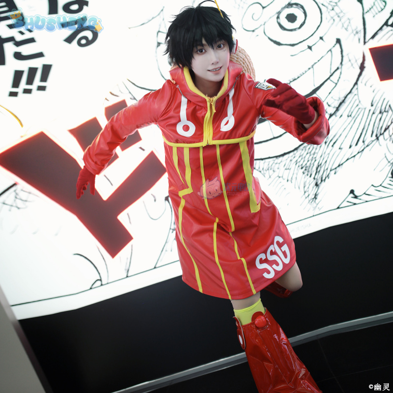 Men Shoes Red - Monkey D Rufy Egghead Cospaly Costume