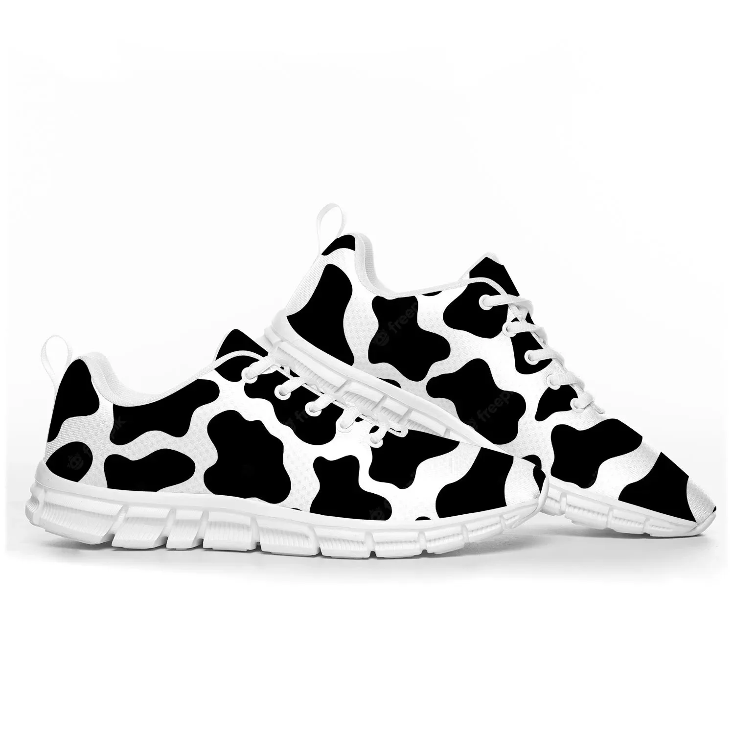 Men'S Shoes Black And White - Scarpe sportive modello 3D con stampa