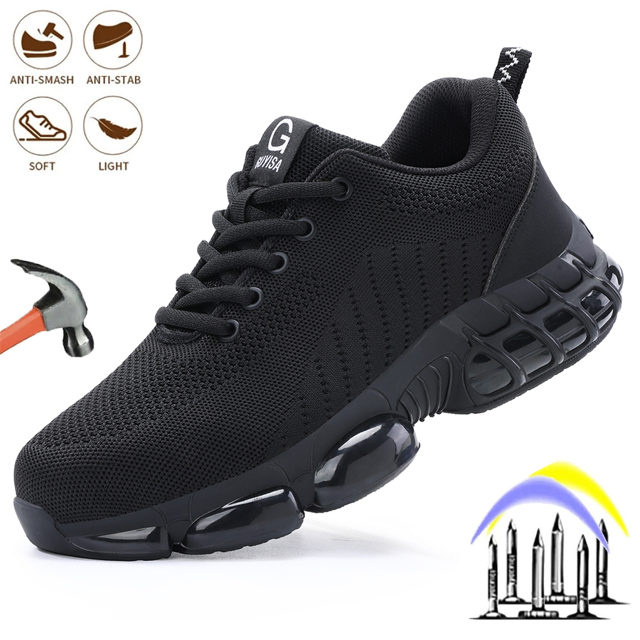 Work Boot Steel Toe - Stivali da Lavoro con Punta in