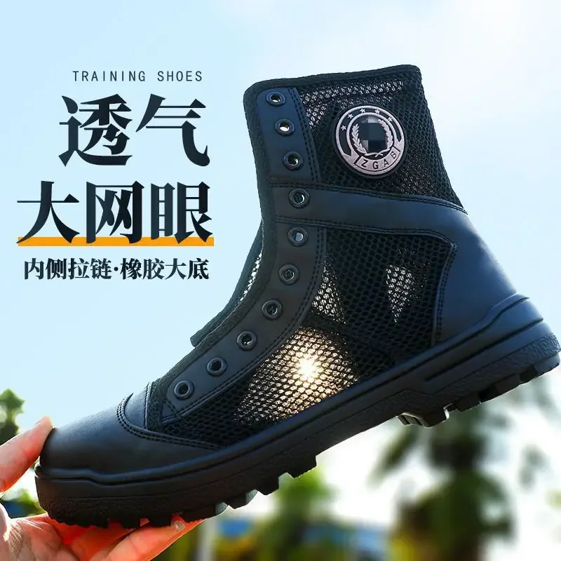Men'S Shoes Low Top - Stivali Tattici Estivi Traspiranti in Mesh