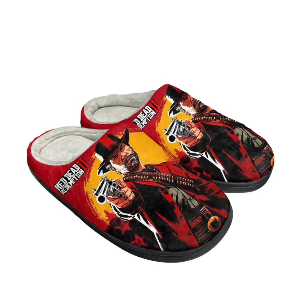 Men Shoes Red - Red Dead Redemption 2 Pantofole in