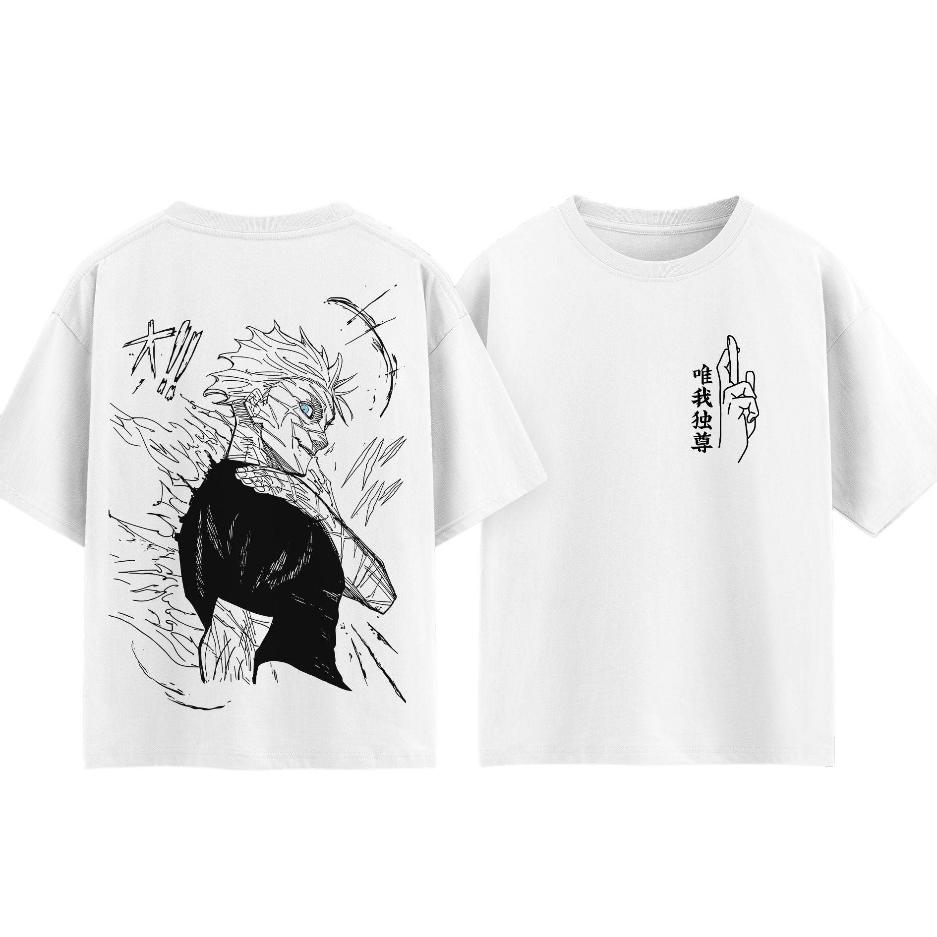 Men Shoes Japan - T-shirt Anime Jujutsu Kaisen Gojo Satoru