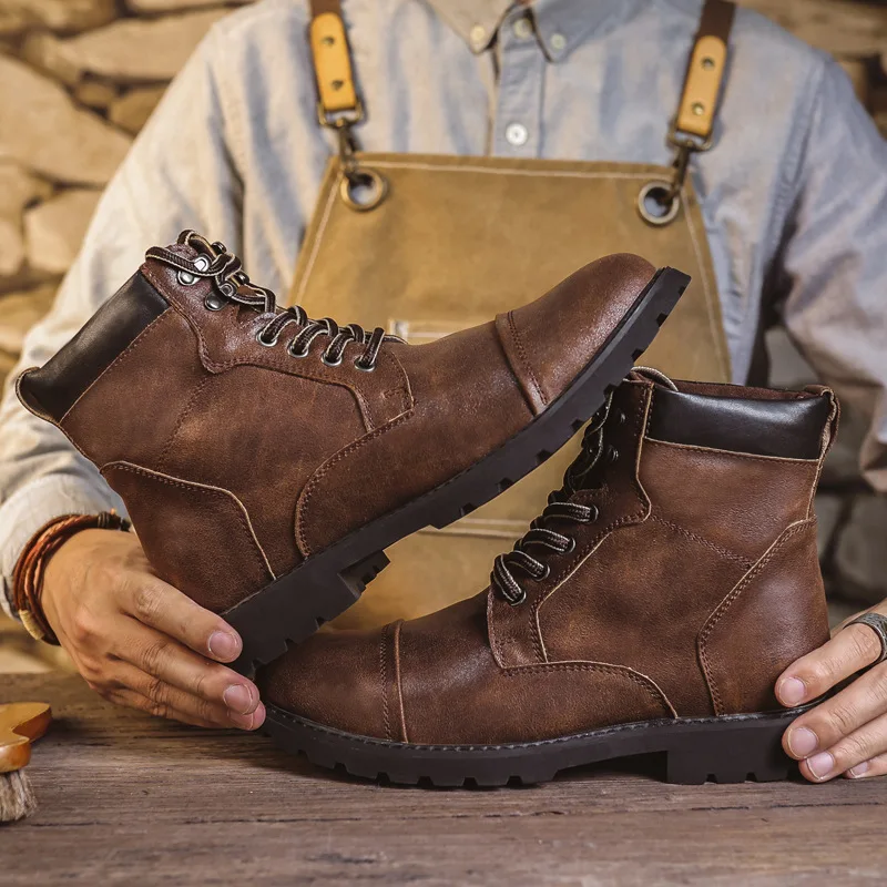 Men'S Shoes Low Top - Autunno Inverno Uomo Stivali Comfort Scarpe