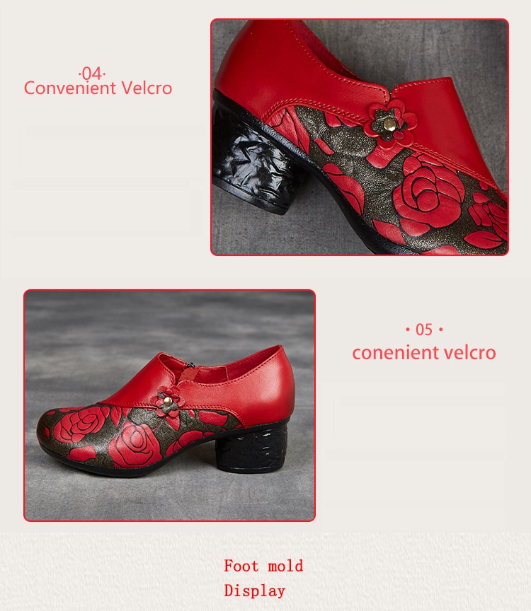 Scarpe da donna in vera pelle  - Men Shoes Red recensione e prezzo