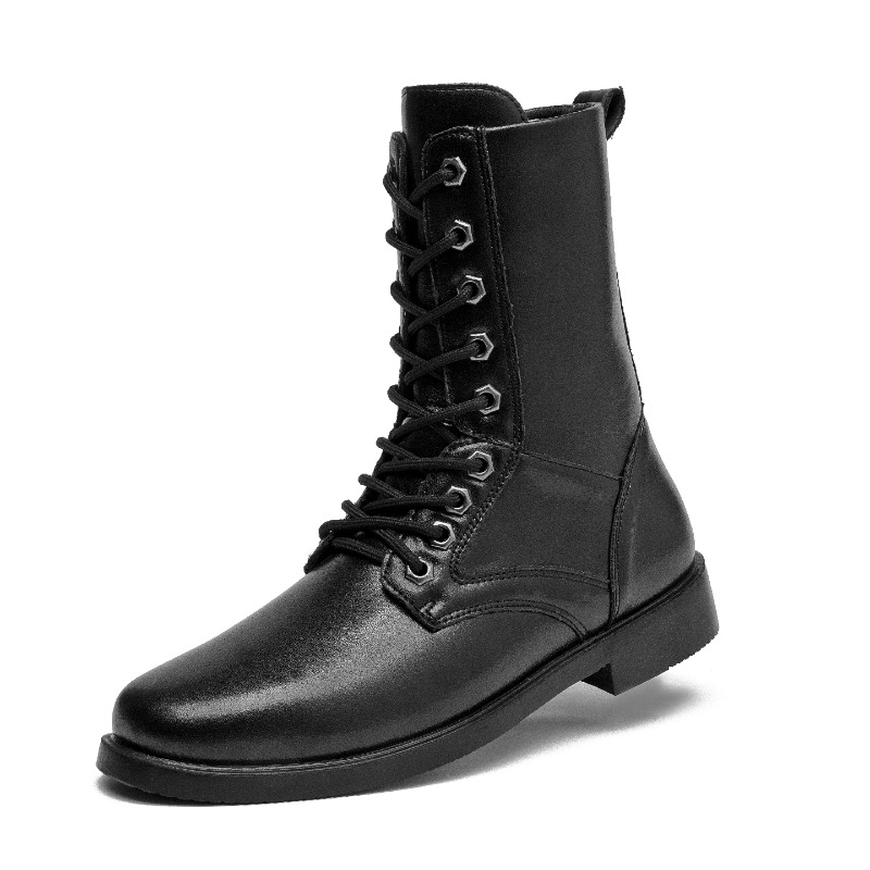 Stivali in Pelle Alti da Uomo, - Men'S Shoes Low Top recensione e prezzo