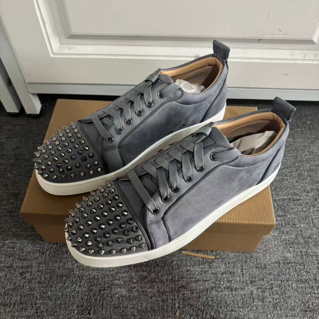 Sneakers in Pelle Grigia con S - Men Shoes Red recensione e prezzo