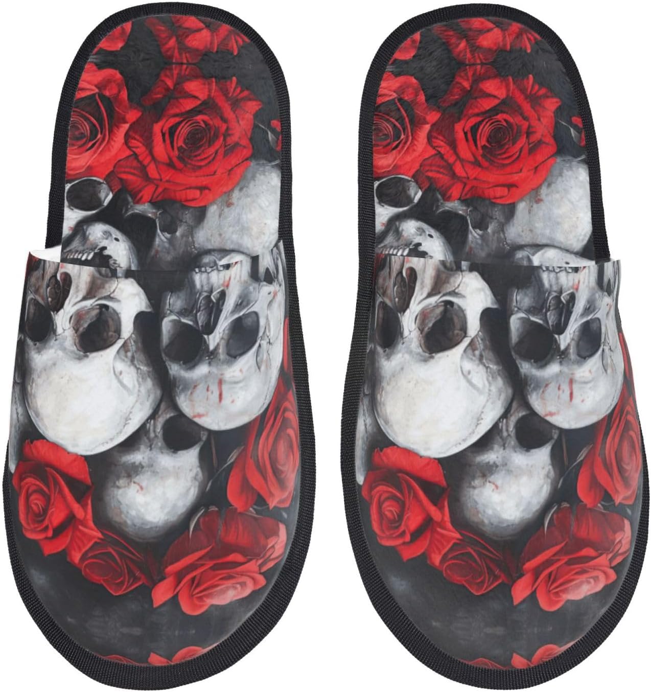 Stampa teschio e rosa rossa Pa - Men Shoes Red recensione e prezzo