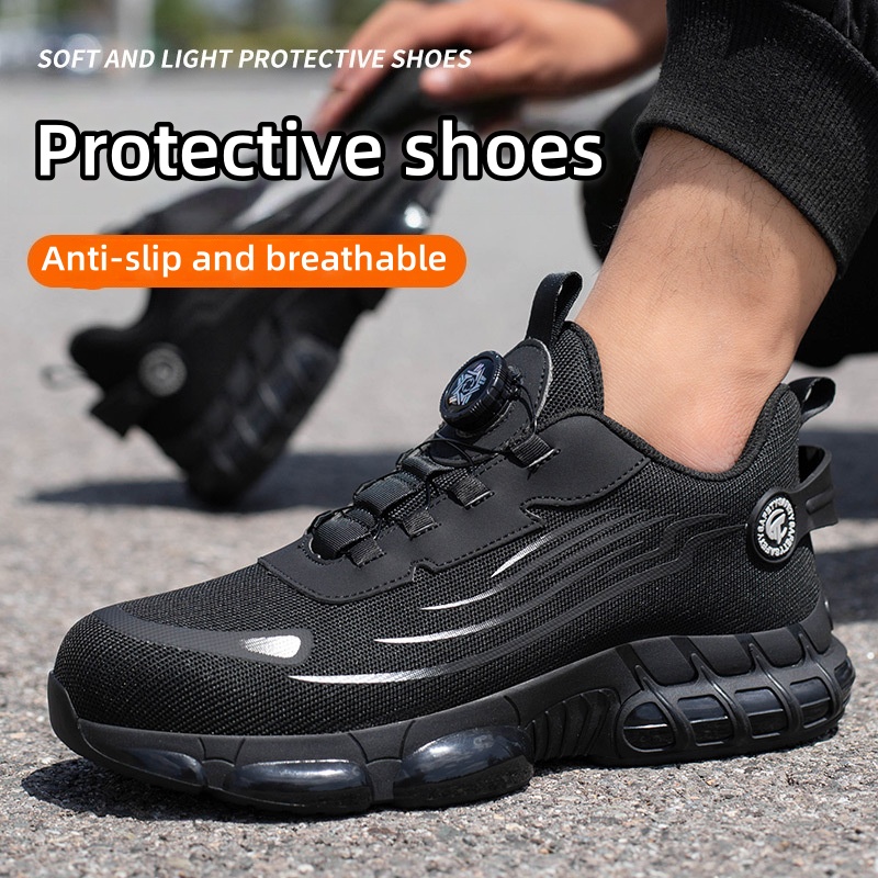 Scarpe protettive con pulsante - Work Boot Steel Toe recensione e prezzo