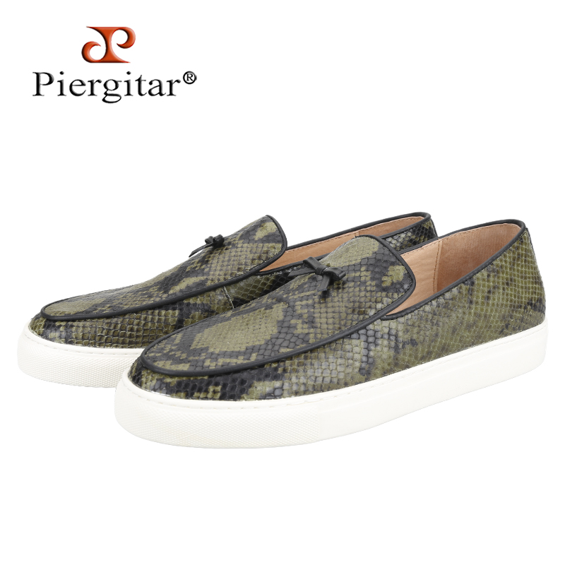 Sneakers da Uomo Piergitar in  - Men'S Shoes Green And White recensione e prezzo