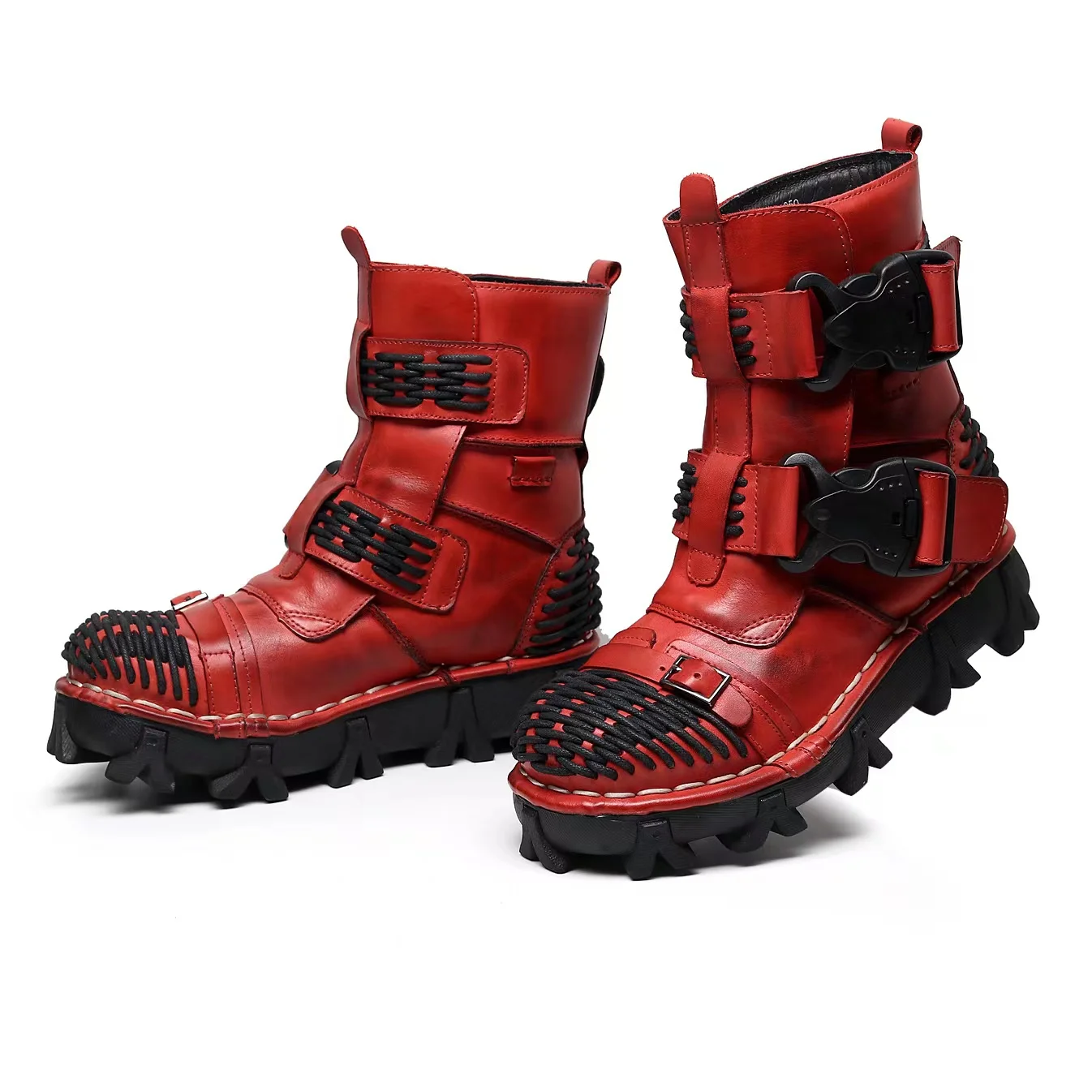 Stivali da moto da uomo in ver - Men Shoes Red recensione e prezzo
