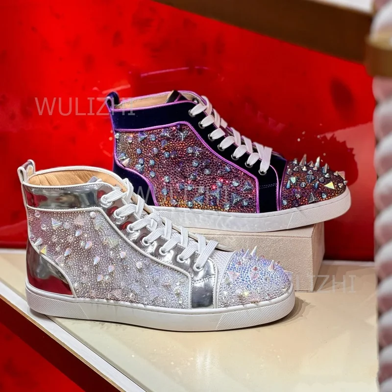 Sneakers da uomo con rivetti i - Men Shoes Red recensione e prezzo